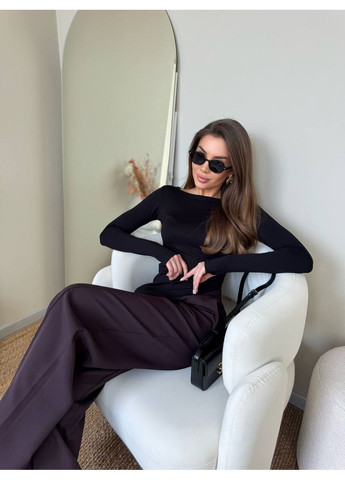 Женская туника асимметричного кроя с длинным разрезом MonCher (351554769)