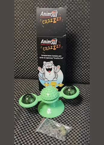 Игрушка для котов интерактивная CrazZzy Cat (ЭнимАлл Крейзи Кет) на присоске 15,8х3,7х7 см, 9888 AnimAll (333972056)