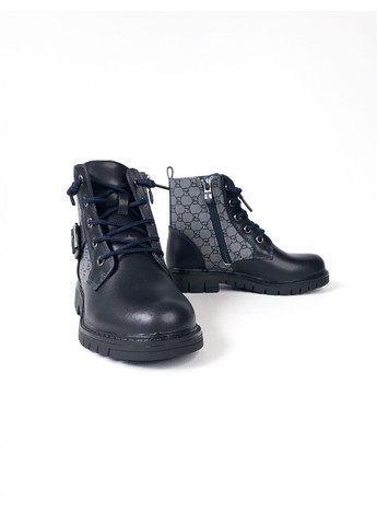 Черные демисезонные ботинки 28 г 18,3 см черный артикул д331 Weestep