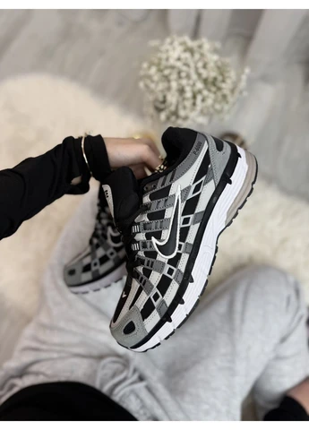 Білі кросівки чоловічі nike p6000 gore-tex black white grey найк п-6000 білі демісезон No Brand