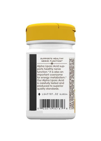 Альфа-ліпоєва кислота Alpha Lipoic Acid 60 капсул Nature's Way (361114560)