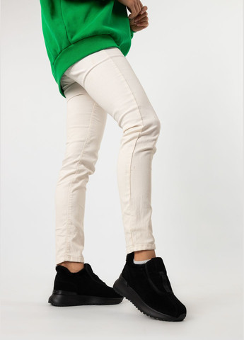 Кросівки (1892Ц) FARINNI чорні зими (328913509)