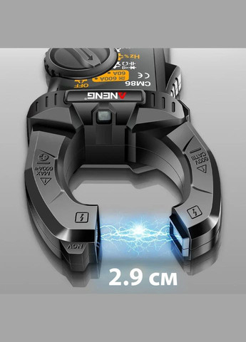 Цифровой мультиметр токоизмерительные клещи CM86 AC/DC Aneng (331871100)