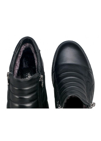 Черные зимние ботинки комфорт 7174066 цвет черный Carlo Delari