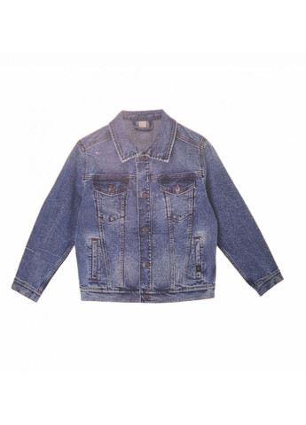 Синя демісезонна джинсова куртка оверсайз для хлопчика 423967 синій S.Oliver