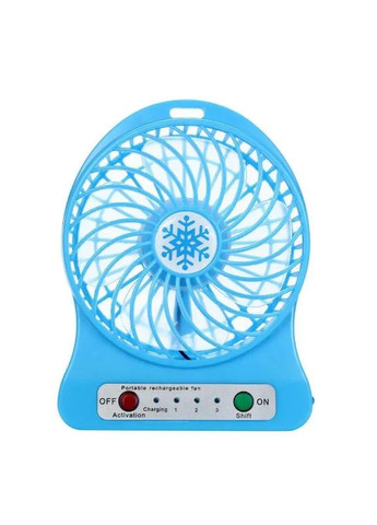 Мини вентилятор mini fan с аккумулятором Monocrystal (294835820)