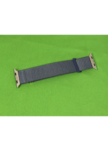 Ремешок, браслет для часов, нейлон совместим с Apple Watch, Сине-Серый No Brand (351371649)