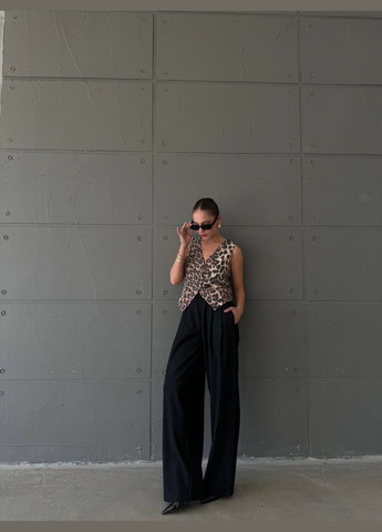 Бежевый женский женский леопардовый жакет No Brand леопардовый - демисезонный