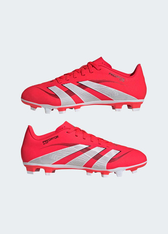 Красные летние бутсы predator club firm/multi-ground adidas