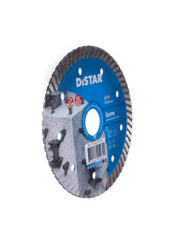 Круг алмазный отрезной Extra Turbo 125 x 22.23 Турбо диск для бетона и кирпича 10115028010 (10090) Distar (295041008)
