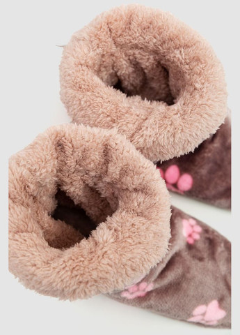 Розовые тапочки-сапожки домашние плюшевые Ager