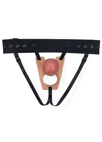 Порожний страпон 21 см насадка на член із ременями фалоротез Lovetoy (317747457)