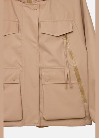 Бежевая демисезонная ветровка SANMAO