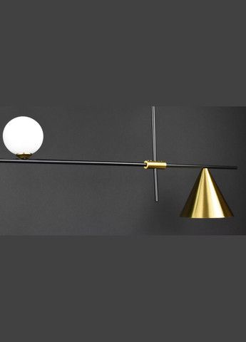 Потолочная люстра на 4 лампочки 28022 Латунь 47-77х18х122 см. Sunnysky (364498964)