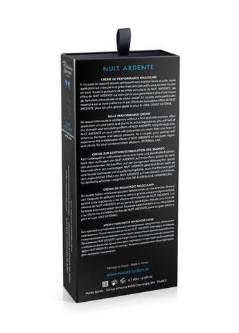 Крем для ерекції Male Performance Cream Nuit Ardente 60 мл Plaisirs Secrets (282709365)