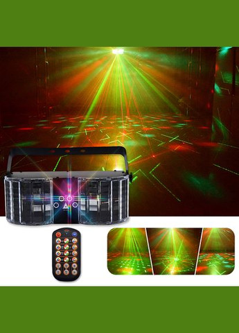 DJ-717 LED, 120 візерунків, RGB, cвітломузика з пультом Energolux (317196508)