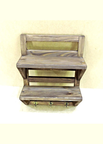 Настенная полка из дерева Макау мокко (НСП-003710) No Brand (328081200)