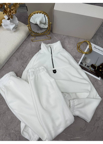 Женский спортивный костюм из флиса: свитшот с воротником-стойкой и джогеры. MonCher (362571414)