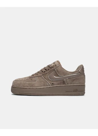 Коричневые демисезонные кроссовки мужские nike air force 1 07 mibrown найк аир форс 1 коричневые No Brand