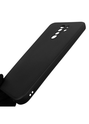 Чехол для Redmi 9 однотонный с квадратными гранями с защитой камеры на сяоми редми 9 чёрный Xiaomi (366020150)