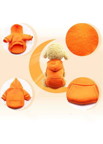 Толстовка (Худи) для собак с капишоном M No Brand (362571982)