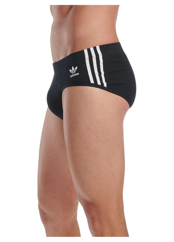 Набір 3 шт чоловічі труси Adidas Originals 3 Pack 3-Stripe Briefs BLACK (337174937)