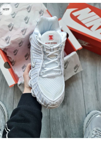 Білі Осінні кросівки чоловічі nike shox tl white найк шокс тл No Brand