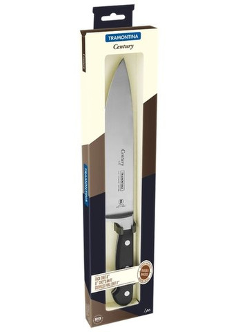 Кухонний ніж Century кухарський 197 мм Black (24011/108) Tramontina (292310652)