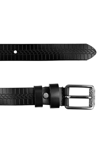 Ремень из натуральной кожи STAMO3036-black 105 см. Amo (341322157)
