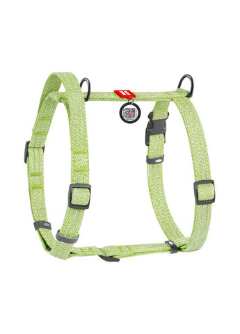 Шлея для собак з ручкою з відновленої бавовни анатомічна Н-подібна WAUDOG Re-cotton з QR-паспортом, світловідбивна, пластиковий No Brand (363200268)