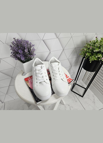 Кросівки кеди класичні білі No Brand білі (322650825)