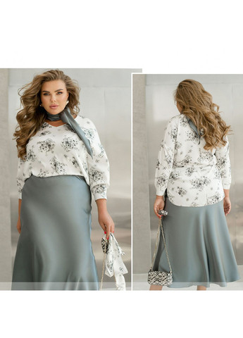 Чёрно-белую блуза Liton