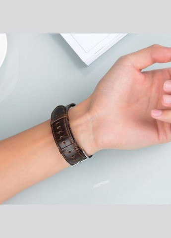 Кожаный ремешок для часов Samsung Galaxy Watch 3 45mm (SM-R840) - Dark Brown Primo (333720247)