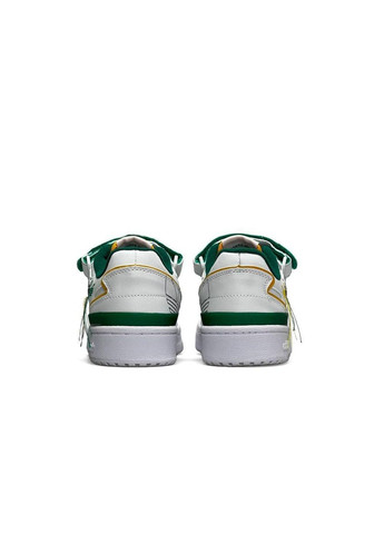 Серые демисезонные кроссовки мужские adidas forum 84 low white green адидас форум 84 No Brand