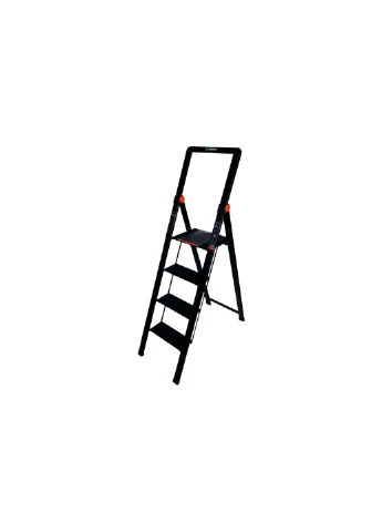 Драбина алюмінієва Black Slim 4 ступені висота до платформи 912 мм Storm LT-5004 Intertool (388696724)