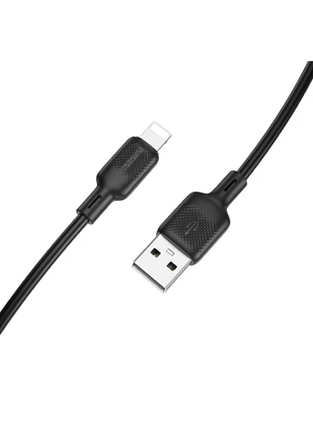 Кабель BX113 Lenny USB – Lightning 2.4 А 1 м черный Borofone (401871159)