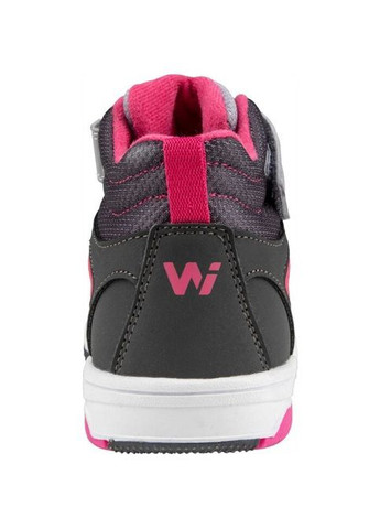 Осінні підліткові кросівки для дівчинки Willard на липучці до кісточки сірі рожеві No Brand (365657998)