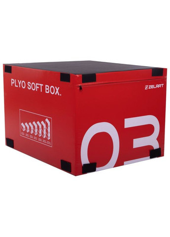 Плиометрический мягкий набор Plyo Boxes FI-3635 (56363200) Zelart (293254160)