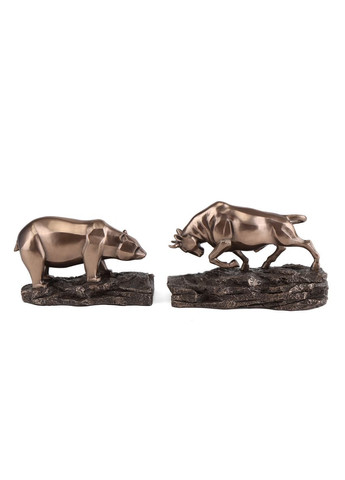 Набор статуэток Бык и медведь 10 см VERONESE ELISEY (366889124)