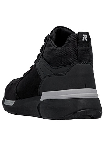 Черные зимние ботинки Rieker