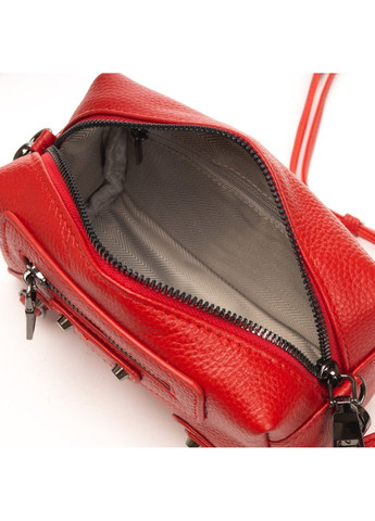 Женский молодежный кожаный клатч 60072 red Alex Rai (336144329)