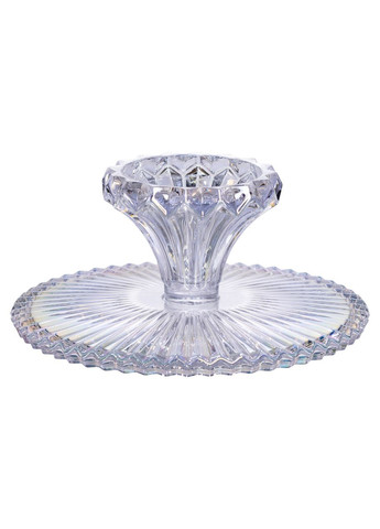 Тортівниця на ніжці Ø26 см скляна кругла HP-19-148 Yiwu (370800311)