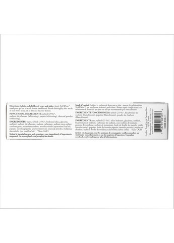 Зубная паста Xyliwhite Charcoal Refresh с активированным углем без фтора для отбеливания и свежести зубов Now Foods (368981966)