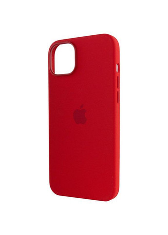Чехол Silicone case (AAA) с MagSafe для Apple iPhone 14 (6.1") Красный Epik (372499900)
