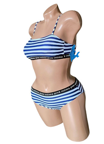 Темно-синий купальник подростковый раздельный терес раздельный Teres