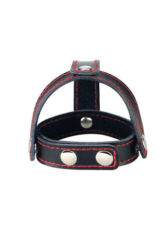 Кожаный фиксатор на член и мошонку "fetish t-style" от Lovetoy (298794137)