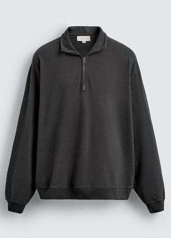 Темно-сірий світшот Zara однотонний (362699098)