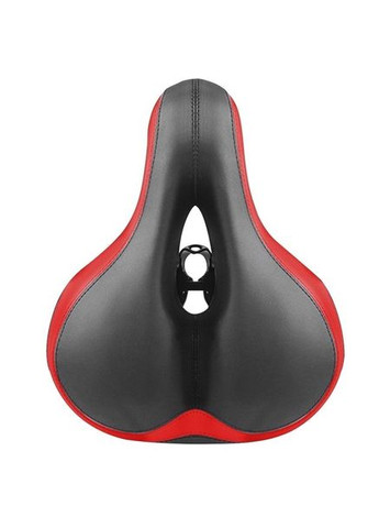 Сідло велосипедне широке з отвором, чорно-червоне А-19 Avanti (302970745)