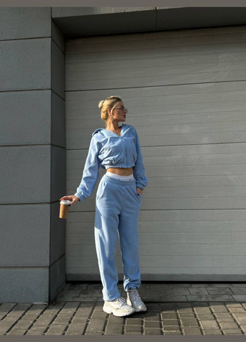 Теплый костюм двухсторонний турецкий флис No Brand Флісовий костюм (314765285)