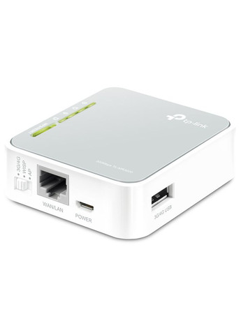 Роутер бездротовий — маршрутизавтор Wi-Fi TL-MR3020 зі слотом 3G і USB портативний TP-Link (316578729)